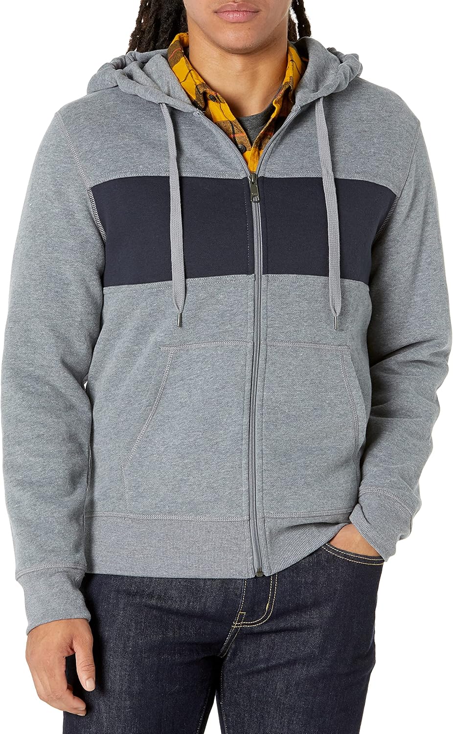 Essentials Men's Full-Zip Fleece Hoodie (Available in Big & Tall)