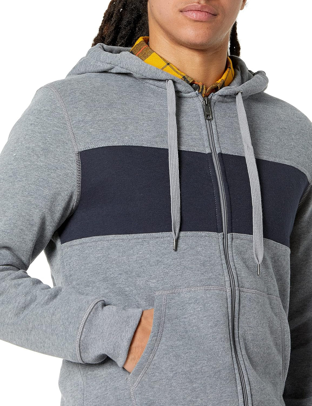 Essentials Men's Full-Zip Fleece Hoodie (Available in Big & Tall)