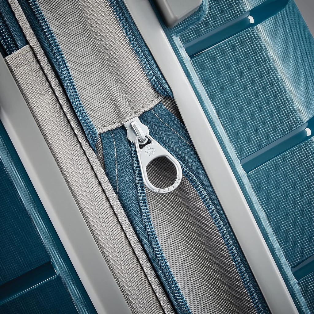 Samsonite Freeform Hardside Carry-On Luggage with Spinner Wheels - Hardshell Suitcase - TSA, Airline-Approved - Expandable Hard Shell, Smooth Rolling Wheels for Lightweight Travel - Navy