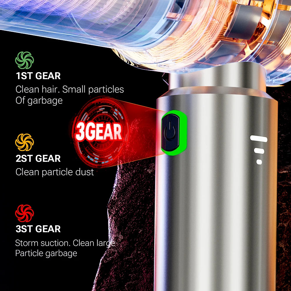 SZUK New Mini Car Vacuum Cleaner 985000Pa Wireless Vacuum Cleaner Powerful Suction Handheld Portable Vacuum Cleaner for car