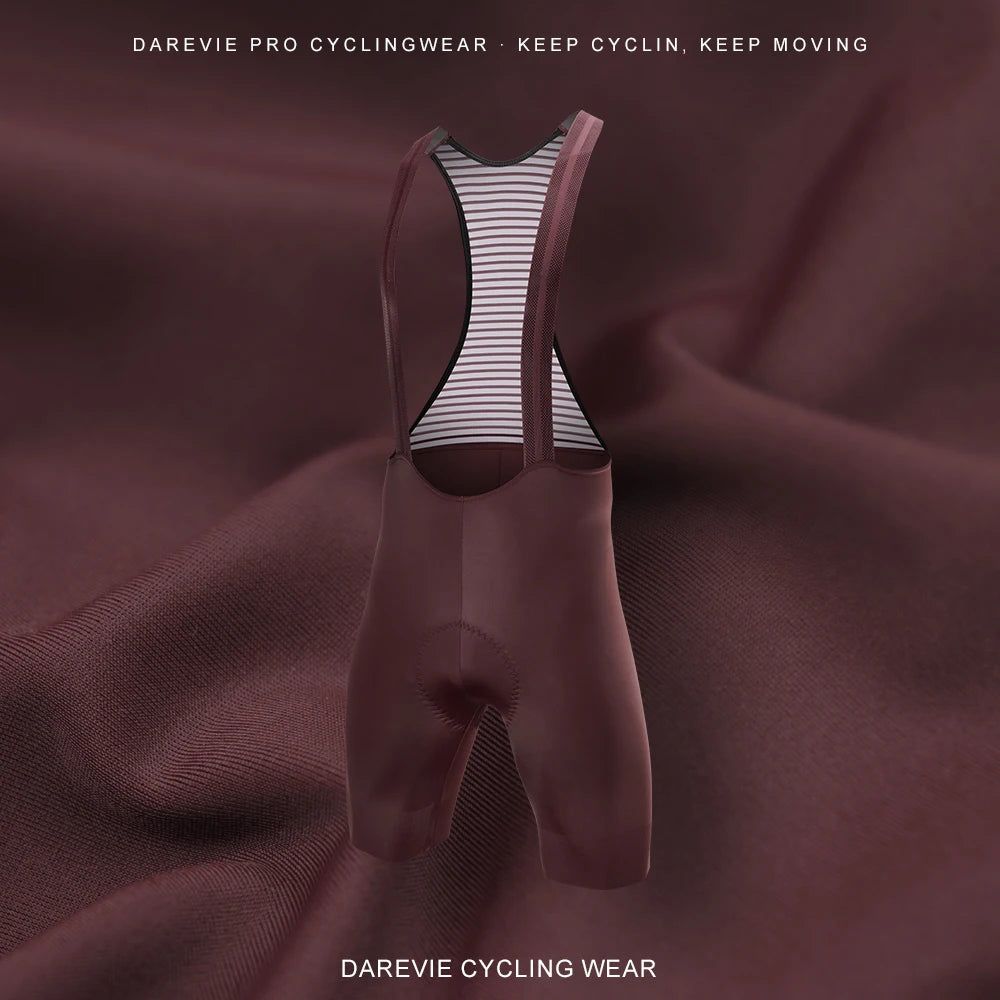 DAREVIE Men's Cycling Bretelle Seamless 2.0 PRO Level Men Cycling Shorts 6H 500KM Ride Men's Cycling Bib Shorts 4-Way Stretch