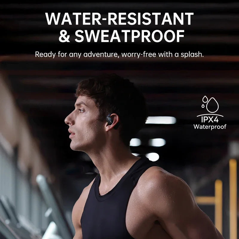 Baseus Bowie MF1 Open-Ear Sport Wireless Earphones Bluetooth 5.4 EarHooks Big Bass Sport Headphones 60Hrs Playtime IPX4 Earbuds