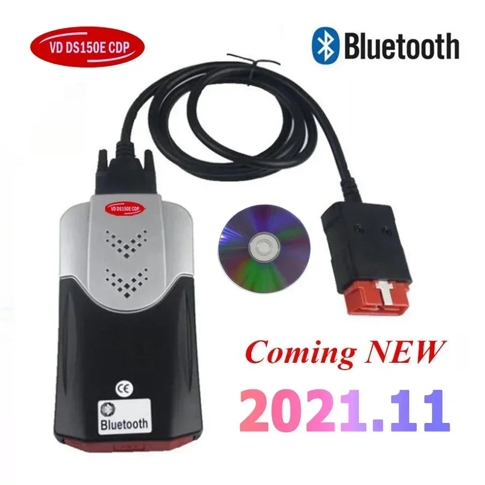 2025 New Vci 2021.11 Keygen on Cd Vd Ds150e Cdp with Bluetooth TNESF DELPHIS ORPDC Obd Scanner Cars Trucks Diagnostic Tools