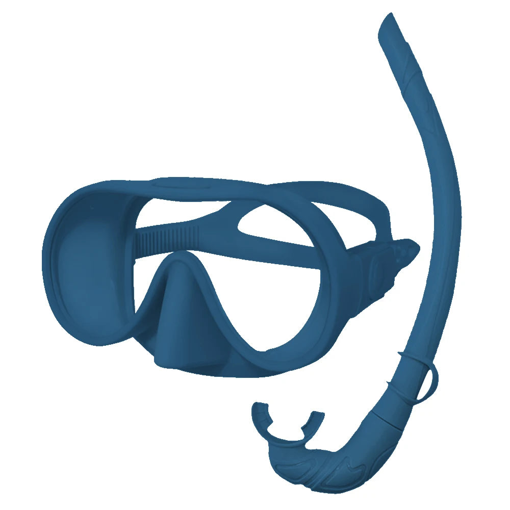 Diving facial mirror, anti -fog 180 ° snorkeling facial mirror, deep water diving mask diving goggles with respiratory tube