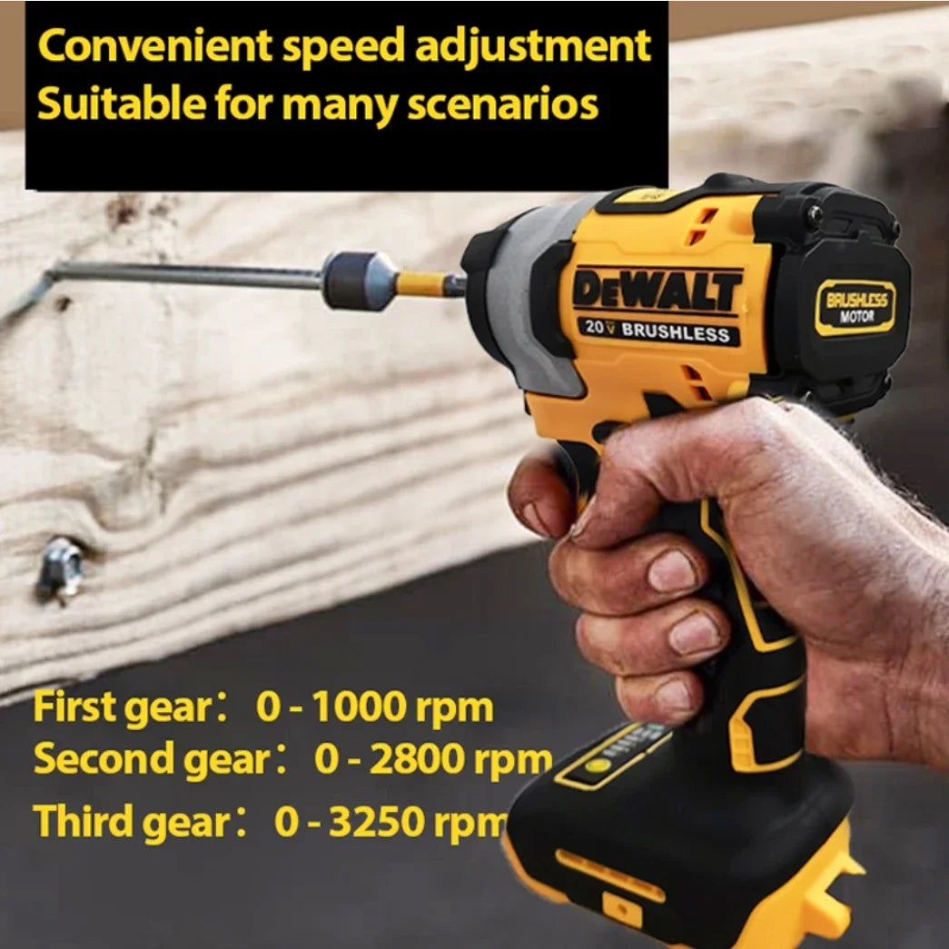 DEWALT DCF850 Impact Driver Electric Driver 20V Brushless Cordless 3250RPM screwdrivers High Torque tools Power Tools