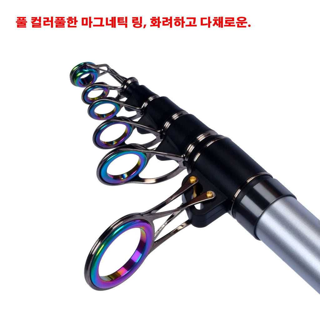 BIUTIFU Telescopic Surf one-two Fishing Rod 3.9/4.2/4.5/5.0/5.3m 30T Carbon Spinning Power 60-200g Throw Surfcasting Shore Pole