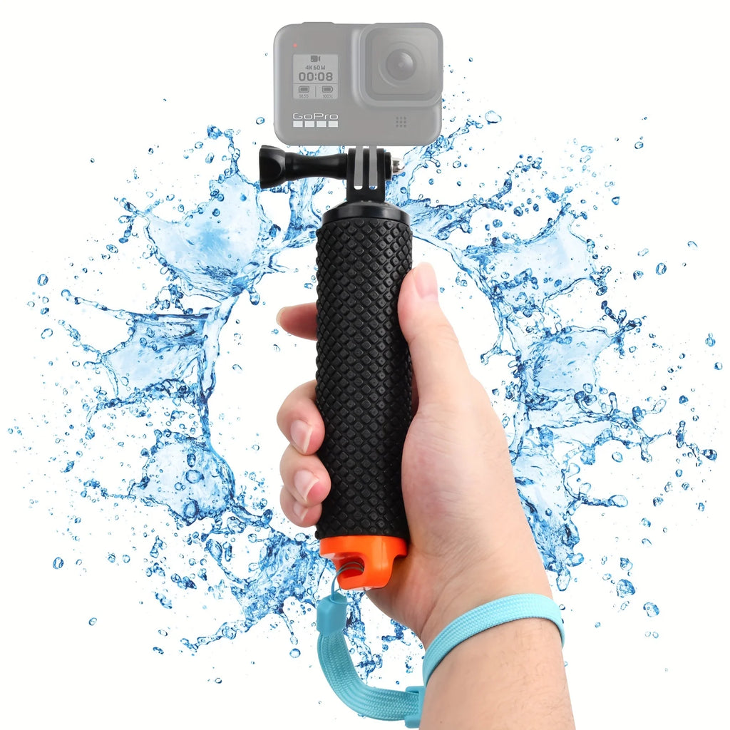 Action Camera Water Floating Hand Grip For Gopro Hero 13 12 11 10 9 8  Xiaomi Yi SJ4000 DJI Osmo Float Handle Mount Accessories