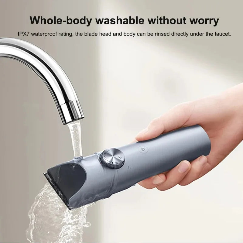 Xiaomi Mijia Hair Clipper 2 Hair Trimmer Professional Beard Cut Machine IPX7 Waterproof Wireless Haircut Machine Mijia Clipper 2