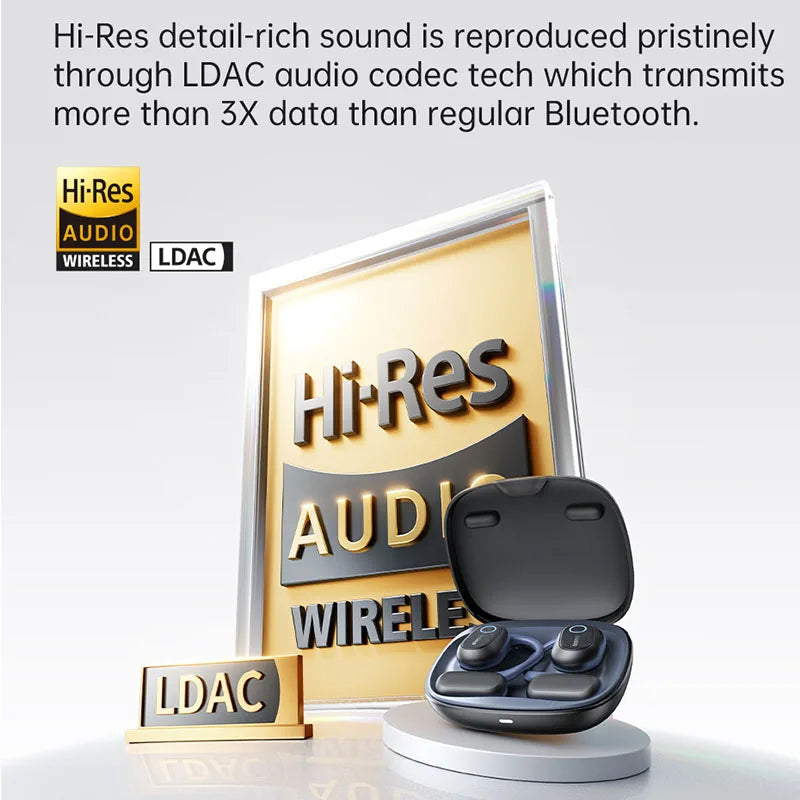 Baseus Bowie MF1 Open-Ear Sport Wireless Earphones Bluetooth 5.4 EarHooks Big Bass Sport Headphones 60Hrs Playtime IPX4 Earbuds