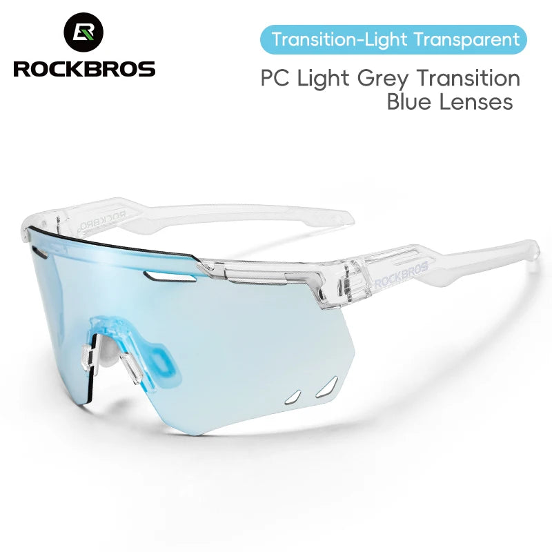 ROCKBROS Cycling Glasses MTB Road Bike Eyewear Driving Golf Goggles Protection Sports UV400 Sunglasses Polarized/Photochromic
