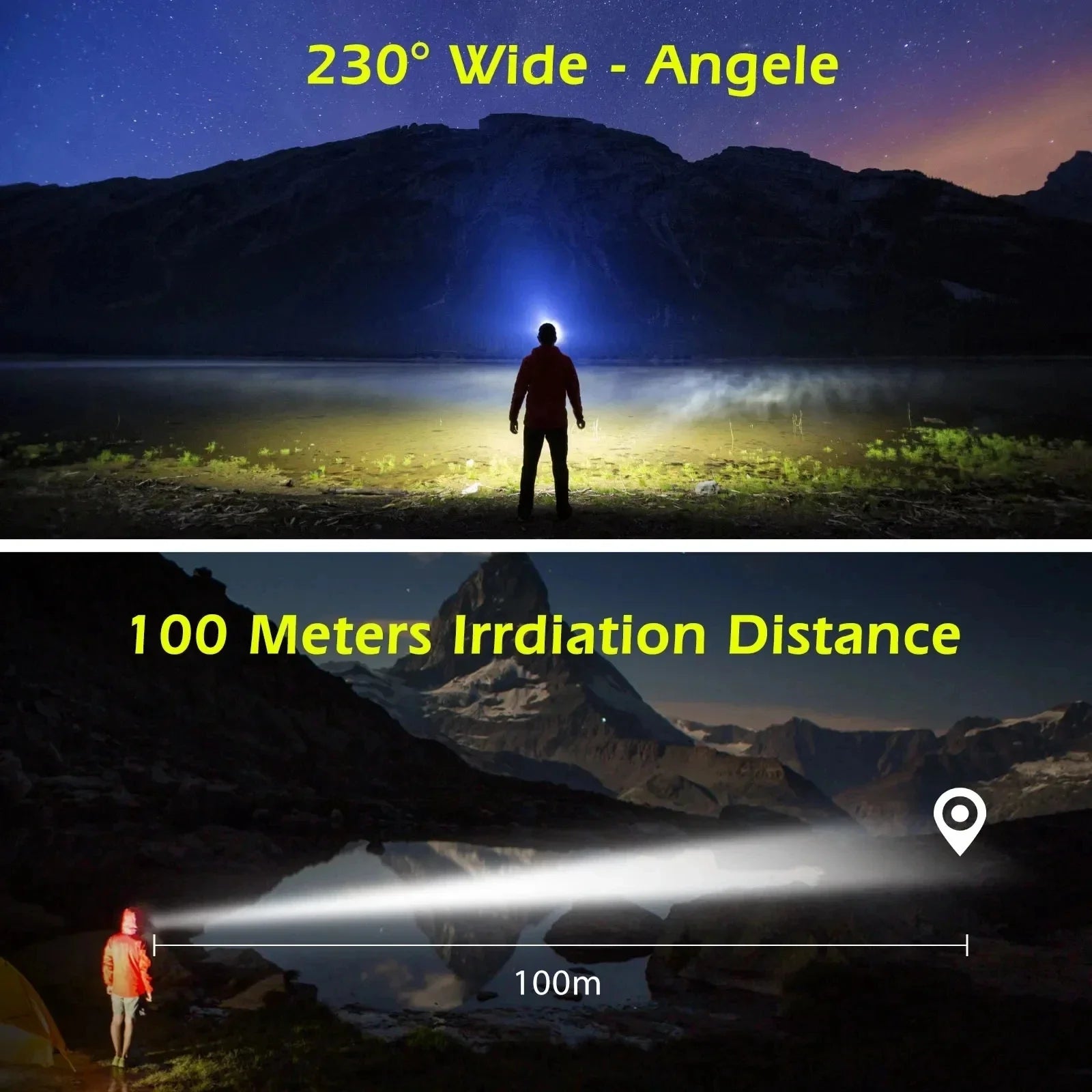 LED Sensor Headlamp USB Rechargeable Led Head Torch Built-in Battery Head Flashlight Outdoor Camping Fishing Headlight Lantern