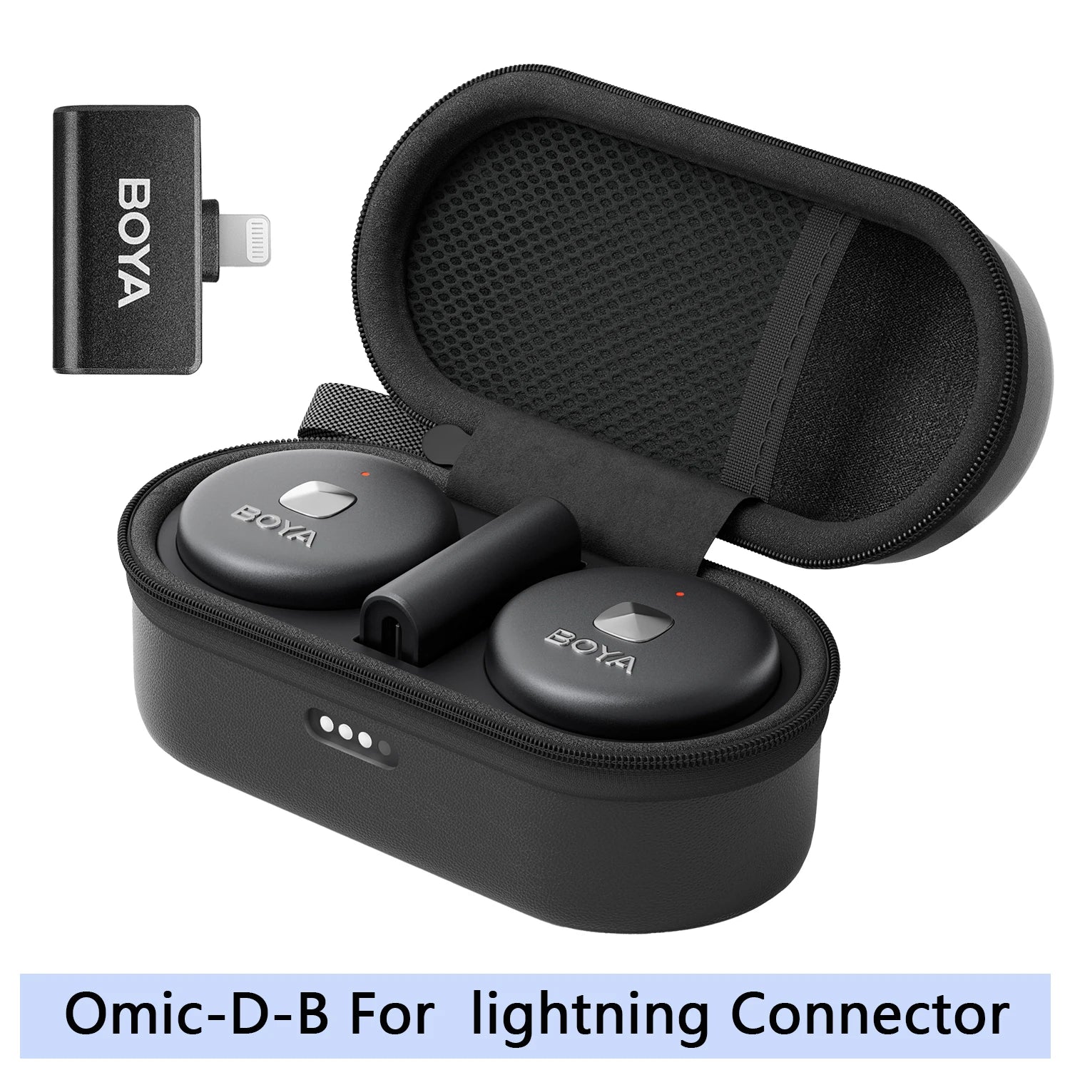 BOYA Omic D/U Wireless Lavalier Lapel Microphone for iPhone iPad Android Type-c Smartphone Youtube Live Recording Interview Vlog