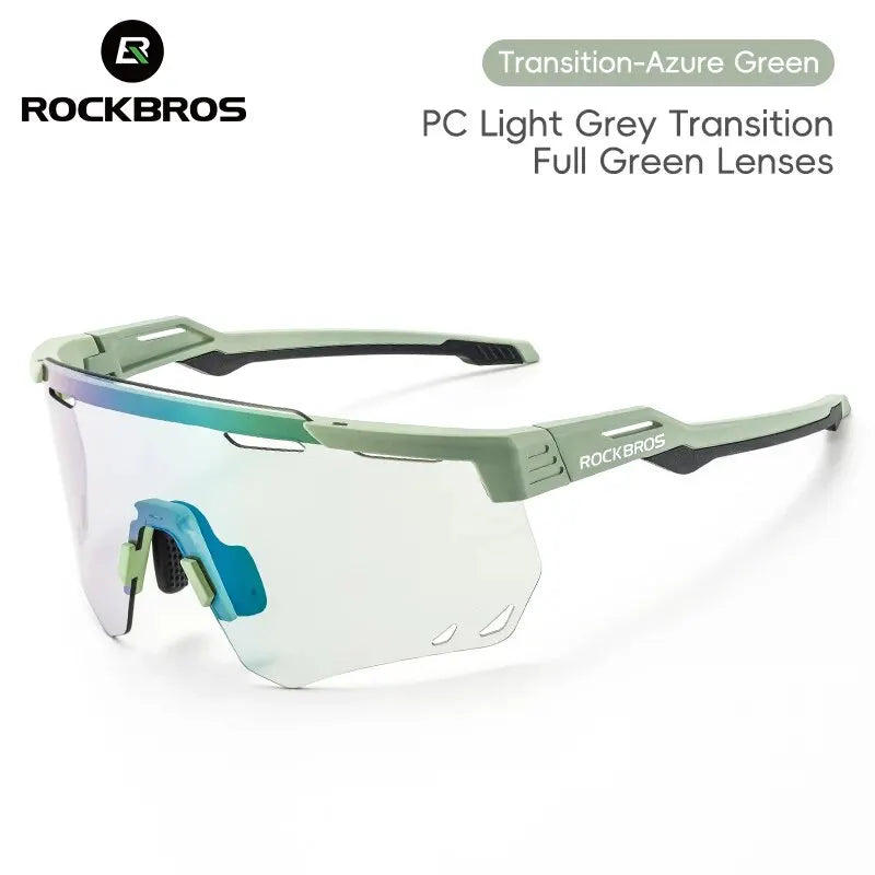 ROCKBROS Cycling Glasses MTB Road Bike Eyewear Driving Golf Goggles Protection Sports UV400 Sunglasses Polarized/Photochromic