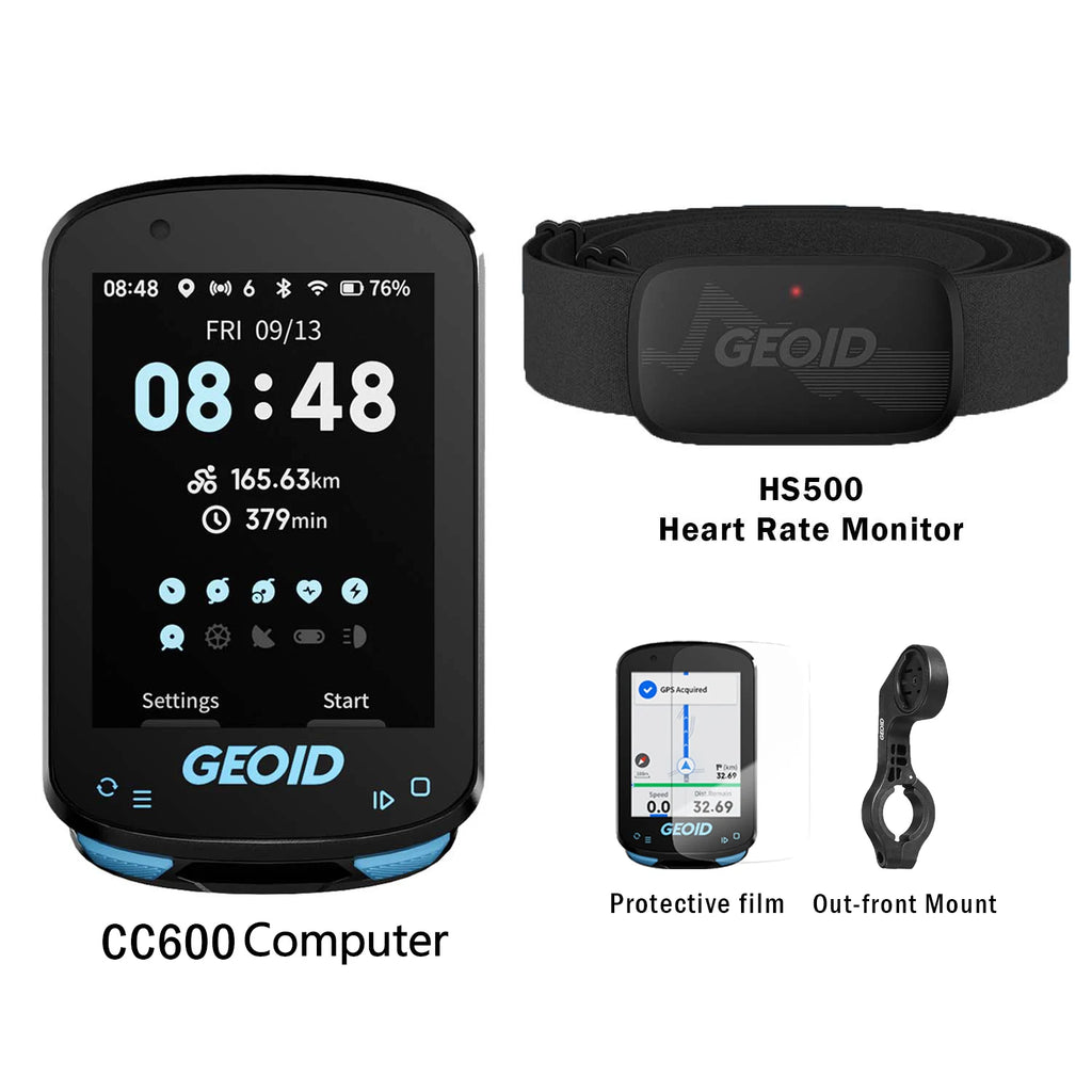 GEOID CC600 Colorful Screen Wireless Bike Computer GPS Navigation Bicycle Speedometer GPX Wifi Cycling Odometer Ant Indoor