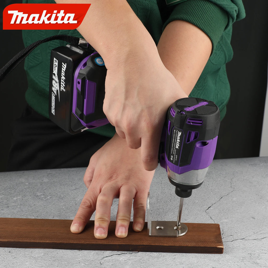 Makita Lithium Screwdriver New Dtd173 Impact Screwdriver Electric Screwdriver Electric Hand Drill Wood/Bolt/T-Mode For Makita