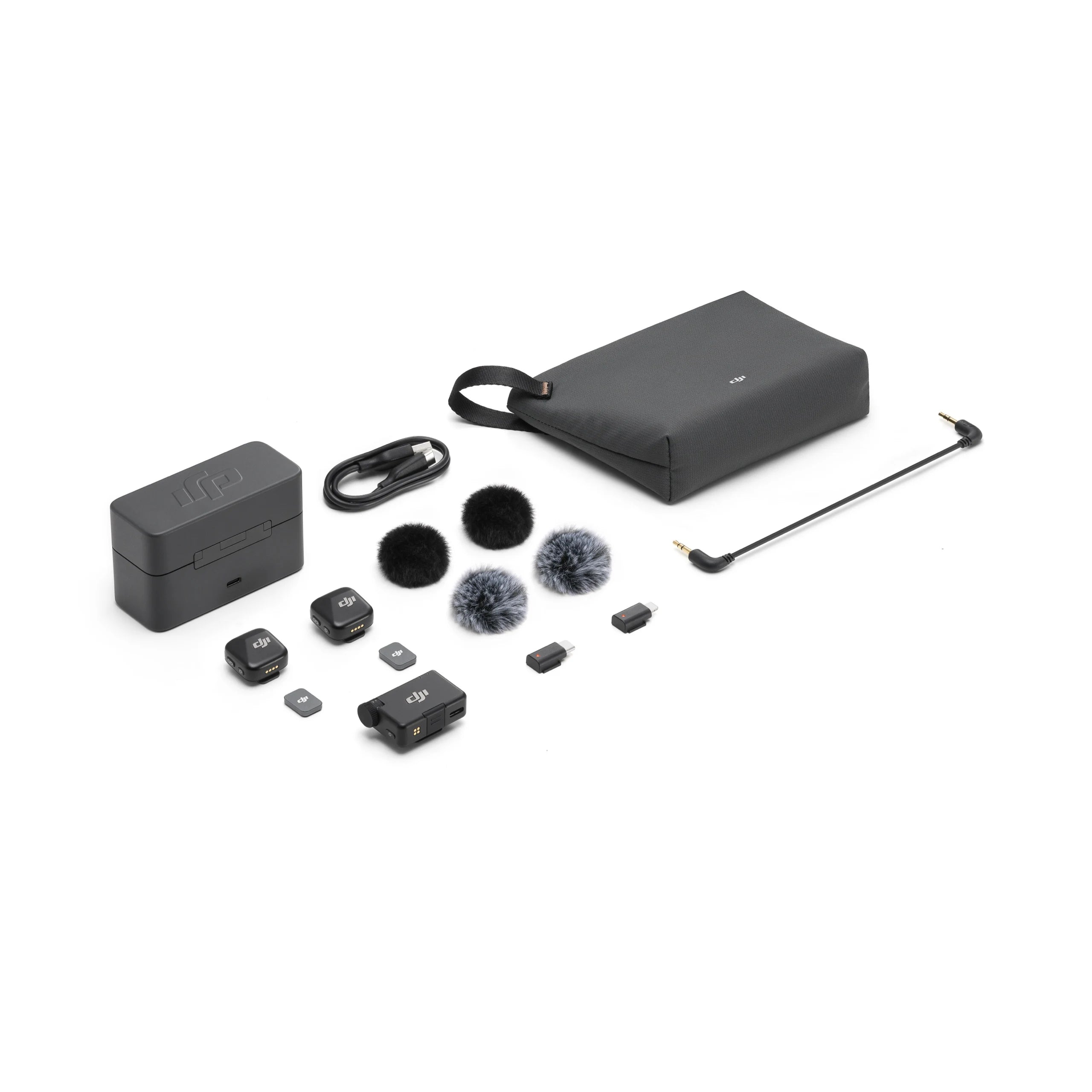 DJI Mic Mini  Wireless Microphone 48-Hour Operation w/ Case Two-Level Active Noise Cancelling