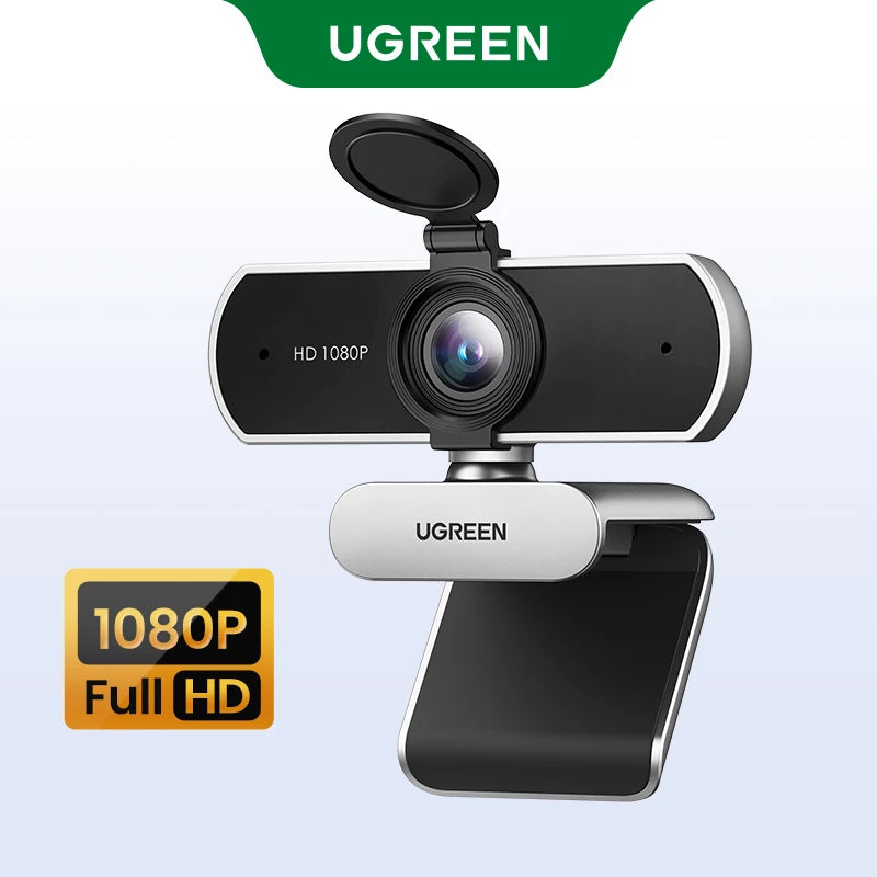 UGREEN 4K FHD 1080P Webcam 8MP for PC, PDAF Auto Focus, Dual AI Noise-Cancelling Mics, Web cam Camera for Zoom/Teams/Google Meet