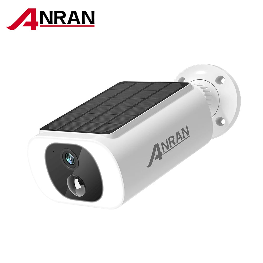 ANRAN 2K Solar Security Camera 3/5MP Outdoor Wireless 2.4G WIFI Camera Battery Cam Floodlight Color Night Vision Can't Add NVR