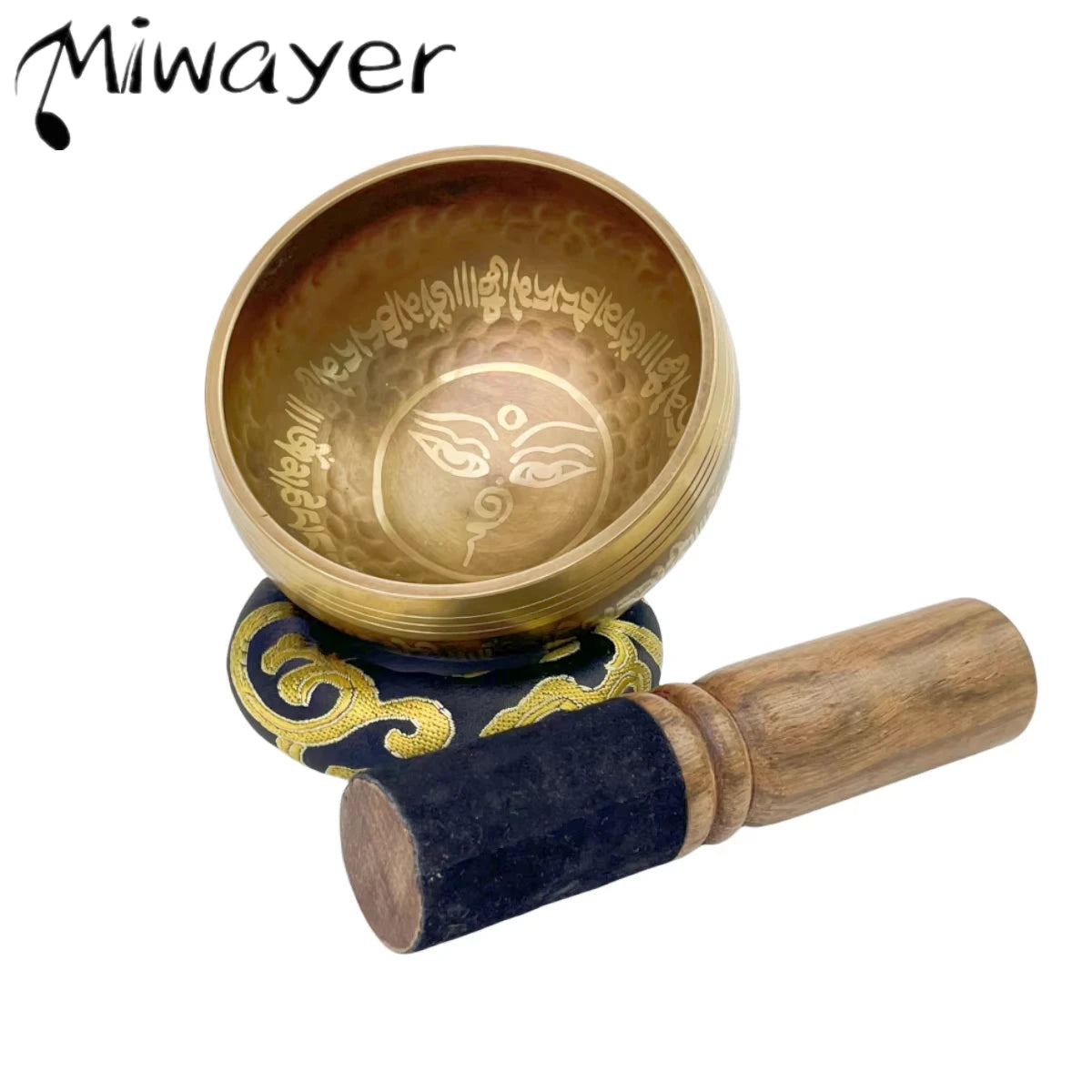 Miwayer Sing Bowl Nepal handmade Tibet Buddha sound bowl Music  Yoga Copper Sound Therapy Religious Supplies Tibetan Singing