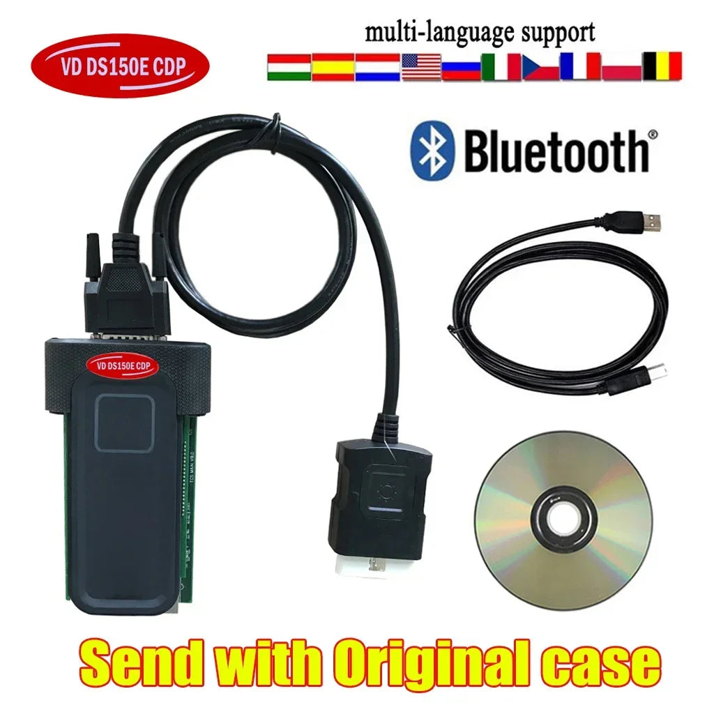 2025 New Vci 2021.11 Keygen on Cd Vd Ds150e Cdp with Bluetooth TNESF DELPHIS ORPDC Obd Scanner Cars Trucks Diagnostic Tools