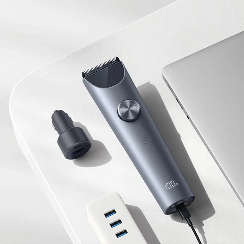 Xiaomi Mijia Hair Clipper 2 Hair Trimmer Professional Beard Cut Machine IPX7 Waterproof Wireless Haircut Machine Mijia Clipper 2