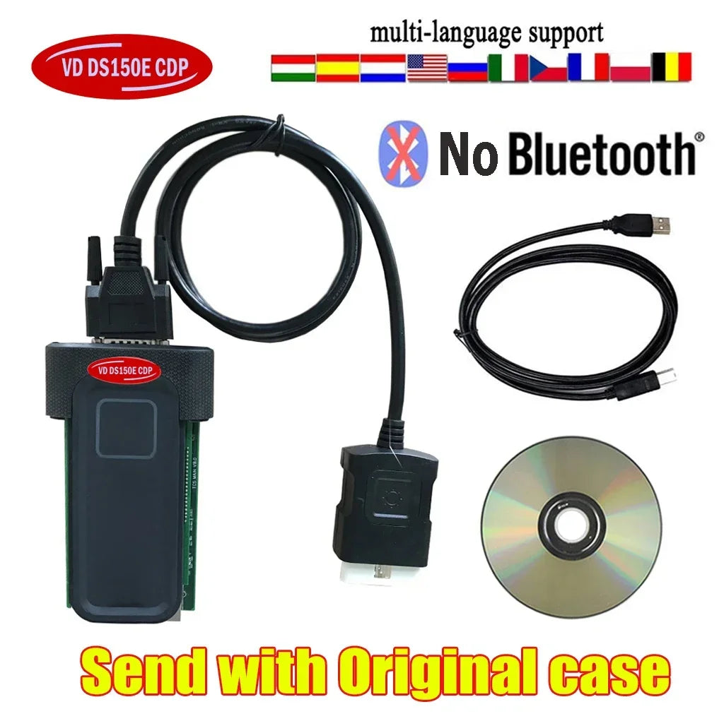 2025 New Vci 2021.11 Keygen on Cd Vd Ds150e Cdp with Bluetooth TNESF DELPHIS ORPDC Obd Scanner Cars Trucks Diagnostic Tools