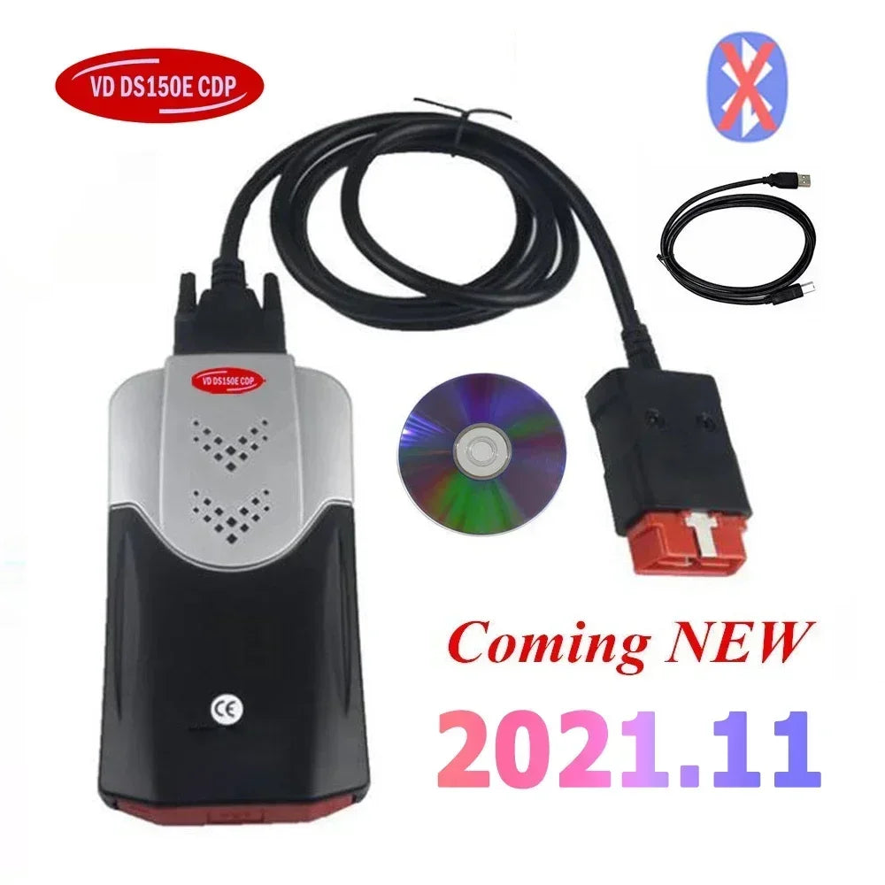 2025 New Vci 2021.11 Keygen on Cd Vd Ds150e Cdp with Bluetooth TNESF DELPHIS ORPDC Obd Scanner Cars Trucks Diagnostic Tools