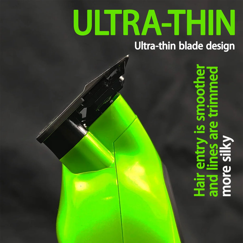 New 2025 BRDCLIP FA1T Green Professional Hair Trimmer Barber Carving Gradient Finish Machine Electric Clipper with Charger Stand