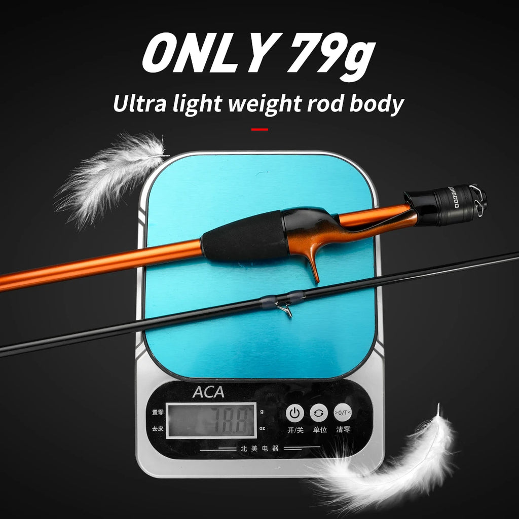 Johncoo Fishing Rod for Casting Jigging Rod 1.7m M ML Jigging Rod Powerful Titanium Tip Rubber Tail Octopus Boat Rod