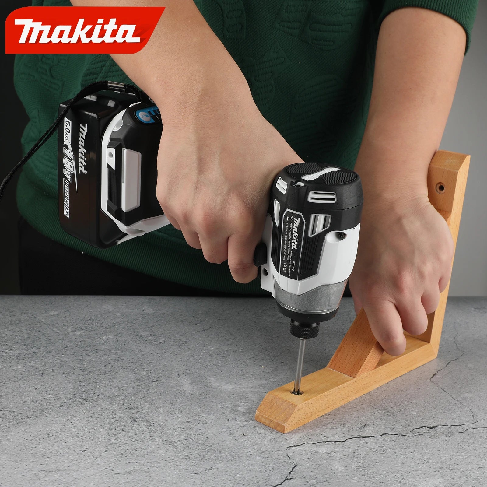 Makita Lithium Screwdriver New Dtd173 Impact Screwdriver Electric Screwdriver Electric Hand Drill Wood/Bolt/T-Mode For Makita