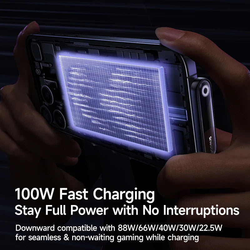 Baseus MVP3 Elbowed USB C Cable 100W For iPhone 17 16 15 Pro Max LED Type C Cable for Macbook pro Fast Charge Wire for Xiaomi