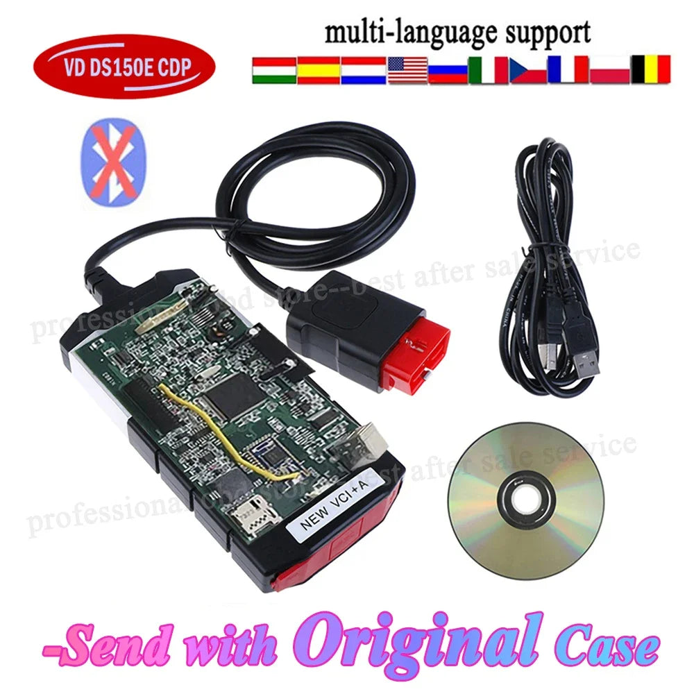 2025 New Vci 2021.11 Keygen on Cd Vd Ds150e Cdp with Bluetooth TNESF DELPHIS ORPDC Obd Scanner Cars Trucks Diagnostic Tools
